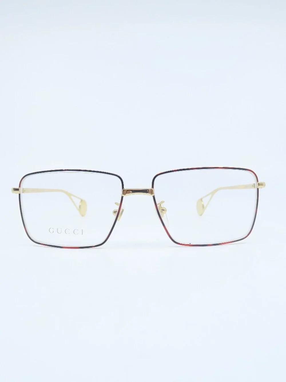 Gucci GG0439O 008 55mm Gold/Gold Metal, New Men's Eyeglasses Frames.